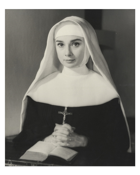 Audrey Hepburn's Personally Owned 9.5'' x 11.75'' Photo by Pierluigi Praturlon From ''The Nun's Story''